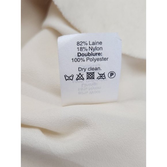 Madewell Boulevard Mini Skirt in Cream Women's Size 6 - Picture 7 of 11